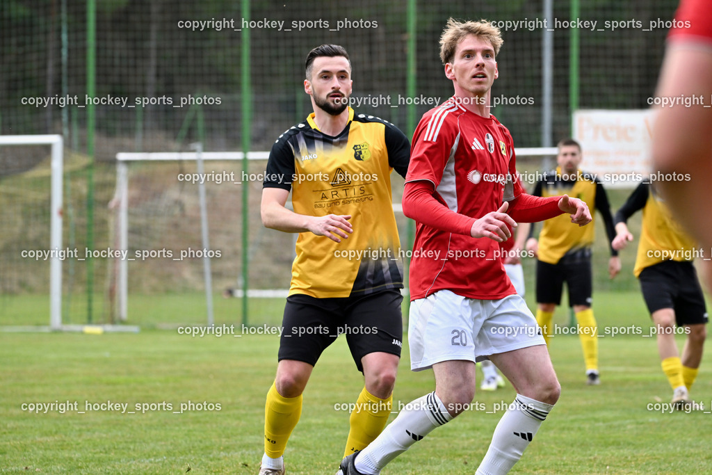SV Arnoldstein vs. FC Union Sillian-Heinfels | #6 Nermin Konjevic SV Arnoldstein, #20 Marco Ortner FC Sillian, SV Arnoldstein vs. FC Union Sillian-Heinfels, SV Arnoldstein vs. FC Union Sillian-Heinfels am 29.03.2026 in Arnoldstein (Waldparkstadion Arnoldstein), Austria, (Photo by Bernd Stefan)