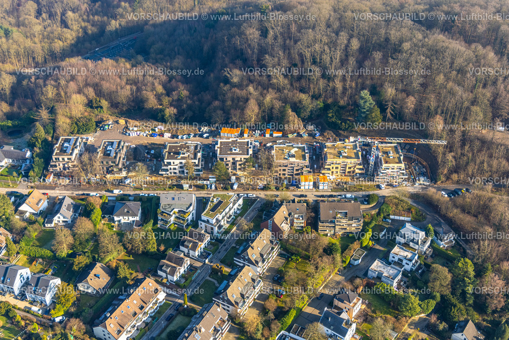 Essen260100761 | Luftbild, Baustelle mit Neubaugebiet Bredeney Park, Weg Zur Platte, Bredeney, Essen, Ruhrgebiet, Nordrhein-Westfalen, Deutschland