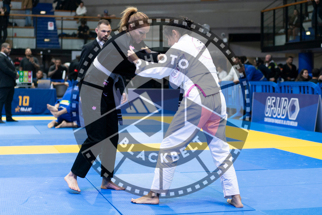 20240119PBB3352 | Fighters compete during the IBJJF European Championship in Paris, France, on January 19, 2024.