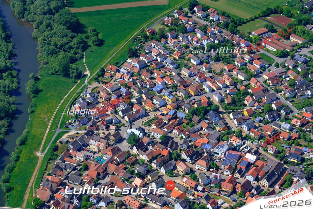 Das Luftbild der Stadt Kemmern wurde 2018 vom Flugzeug heraus erstellt (keine Drohne) Aufnahmehöhe ca.400 Meter- hohe Auflösung für beste Druck-Qualität