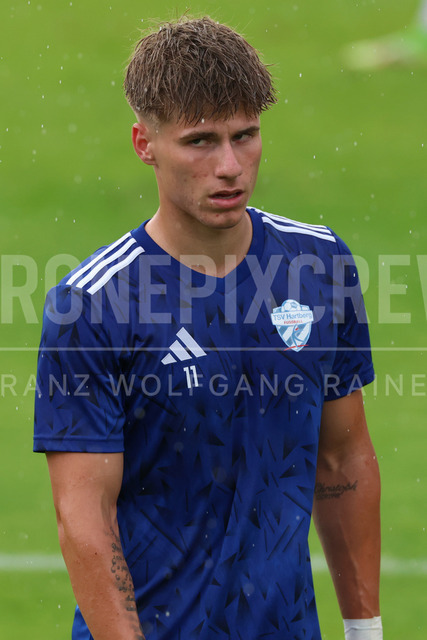 Friendly Match: SC Weiz vs TSV Hartberg in Weiz | Weiz, AUSTRIA, 01.JUL.26 - SOCCER - ADMIRAL Bundesliga, SC Weiz vs TSV Hartberg, test match. The image shows Matthias Postl (Hartberg) during warm up.