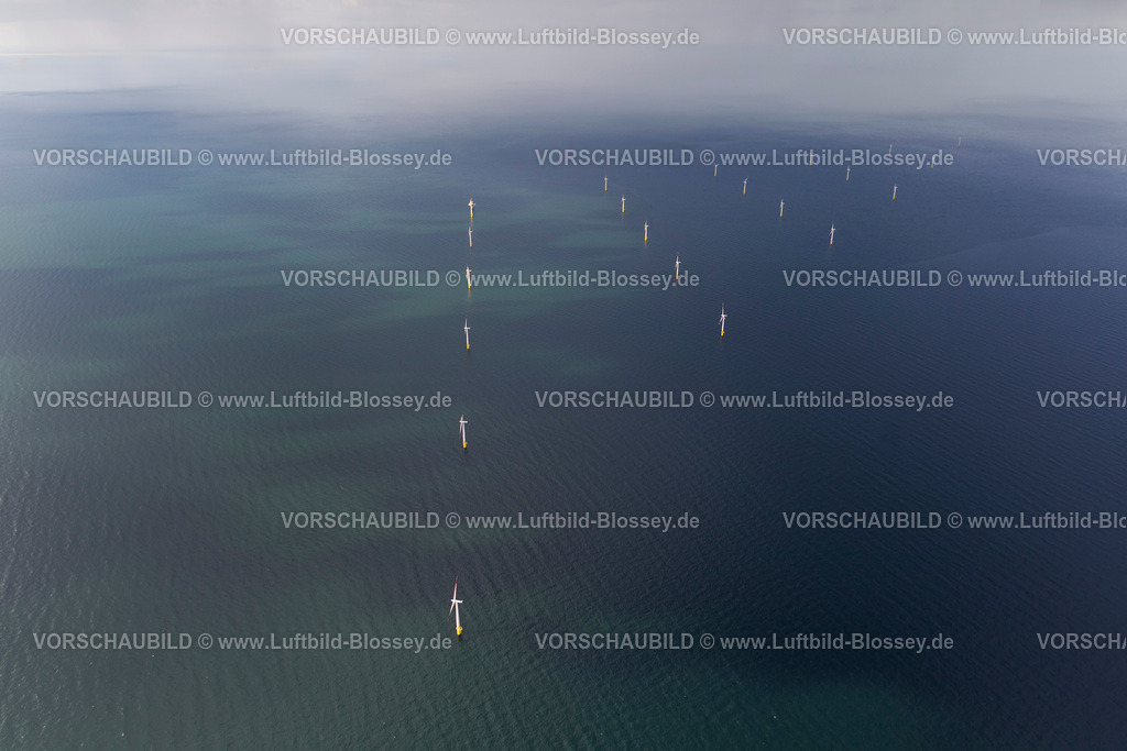 Zingst12082415OffShoreWindkraft | Windpark EnBW Baltic 1, Offshore-Windpark in der Ostsee vor der Küste Mecklenburg-Vorpommerns, nördlich der Halbinsel Fischland-Darß-Zingst, Windkraftwerk, Windenergie , Darßer Ort, Ostsee, Mecklenburg-Vorpommern, Deutschland, Europa
