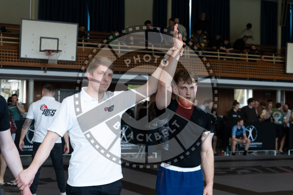 20250329PBB0998 | Fighters compete during the International Luta Livre (ILLCS) Germany IX Spring 2025 Competition spring on March 29, 2025 in Hannover, Germany.© Chiara Dazi