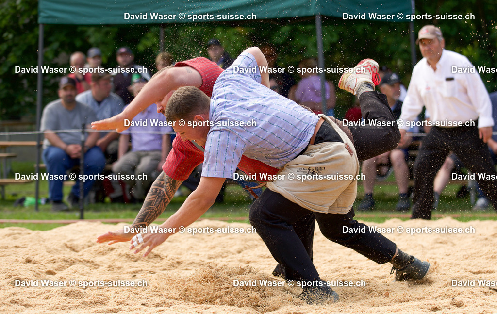 Zbinden Lukas _ - Collaud Bastien _ _ la F_te Cantonale Neuch_teloise de lutte suisse _ M_tiers le dimanche 04.06.2023 Photos sports-suisse.ch Waser David | sports-suisse.ch