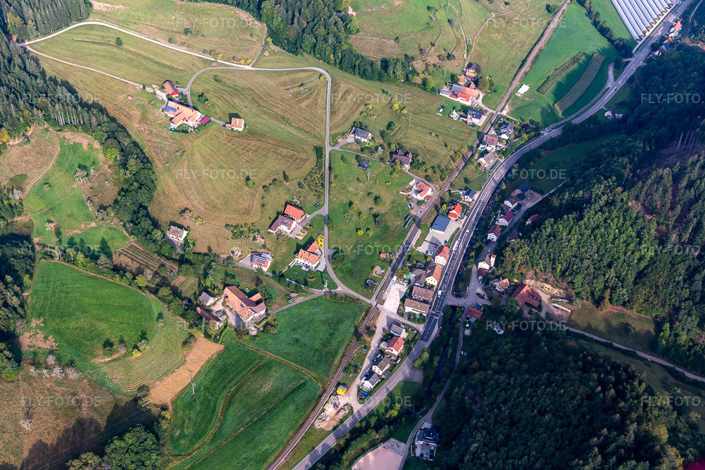 Luftbild: Ibach in Oppenau im Bundesland Baden-Württemberg in Deutschland. Foto: IMG_008888.jpg vom 20.09.2020 durch Werner Riehm/FLY-FOTO.de