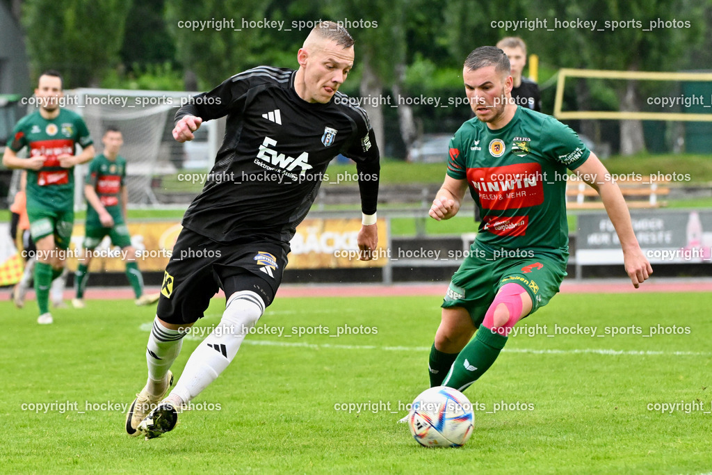 SV Rapid Lienz vs. URC Thal Assling | #10 Jasmin Dindic Thal Assling, #7 Antonel Cabraja Rapid Lienz, SV Rapid Lienz vs. URC Thal Assling, SV Rapid Lienz vs. URC Thal Assling am 08.06.2024 in Lienz (Dolomiten Satadion), Austria, (Photo by Bernd Stefan)