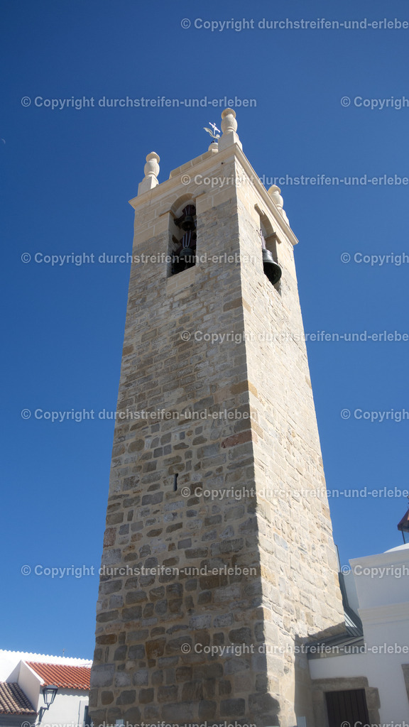 Glockenturm der Igreja Matriz de São Clemente in Loulé, Algarve | Glockenturm der Igreja Matriz de São Clemente in Loulé, Algarve - Realisiert mit Pictrs.com
