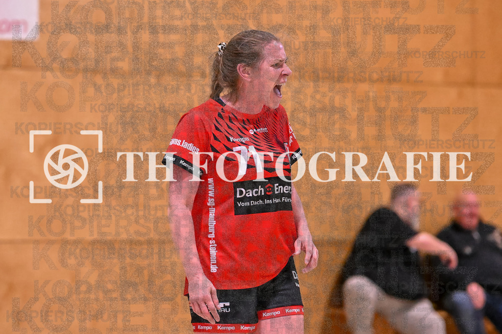 GER, SG Maulburg/Steinen - HB Kinzigtal, Handball, Suedbadenliga, 22. Spieltag, Saison 2023/2024, 27.04.2024 | Sabrina Gruber (SG Maulburg/Steinen, #71)

GER, SG Maulburg/Steinen - HB Kinzigtal, Handball, Suedbadenliga, 22. Spieltag, Saison 2023/2024, 27.04.2024

Foto: TH Fotografie/Thomas Hess