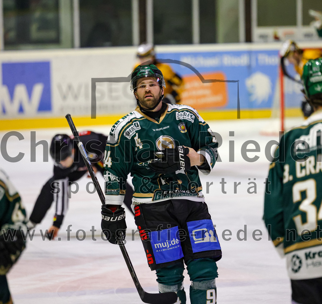 2026-02-27_135_TSV_Erding_gegen_EV_Fuessen | Erding, Deutschland, 27.02.2026:Eishockey, Oberliga Süd 2025 / 2026, 51. Spieltag, TSV Erding gegen EV Füssen, Endergebnis: 2:4Markus Eberhardt (Erding Gladiators, #94)Foto: Christian Riedel / fotografie-riedel.net