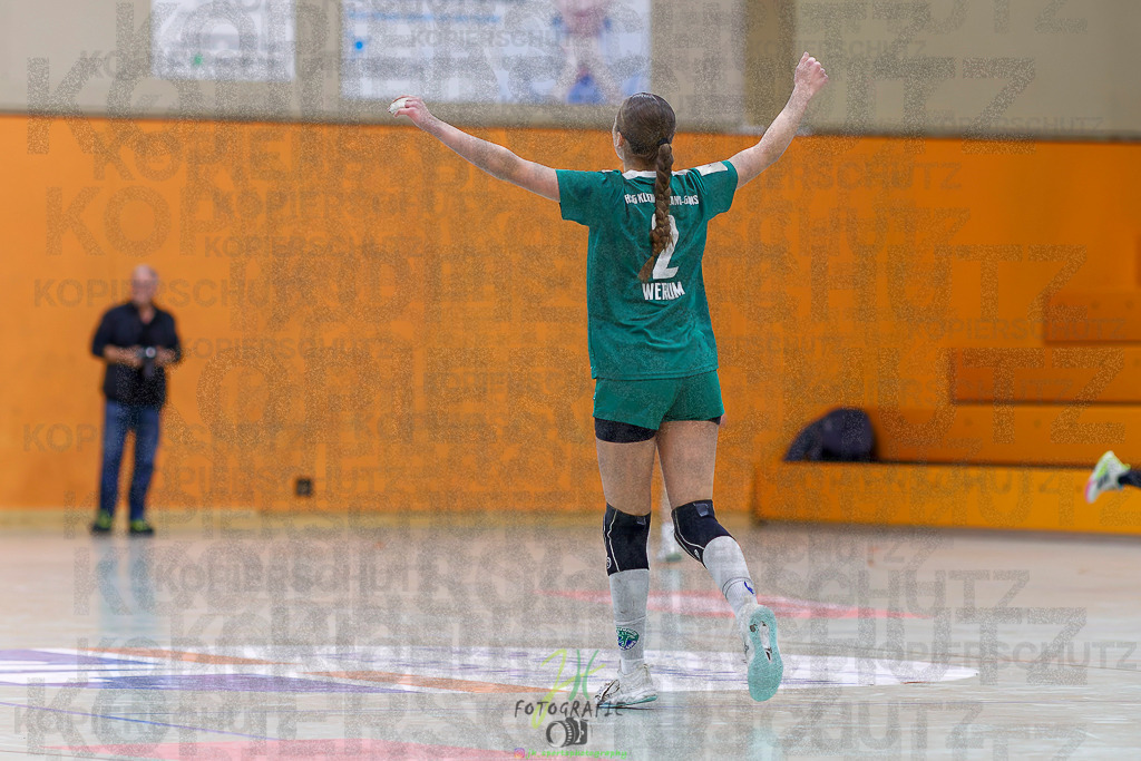 Jugenbundesliga wJB; HSG Kleenheim/Langgöns - SG Kappelwindeck/Steinbach | Jugenbundesliga wJB; HSG Kleenheim/Langgöns - SG Kappelwindeck/Steinbach am 23.11.2025 in Oberkleen (Weidig-Halle)Photo © 2025 - Jörg Heinrich - Realisiert mit Pictrs.com