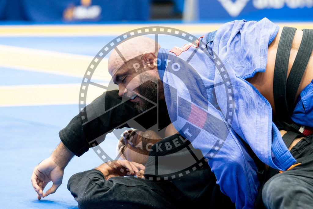 20240124PBB05322 | Fighters compete during the second day of the IBJJF European Championship in Paris, France, on January 24, 2024.