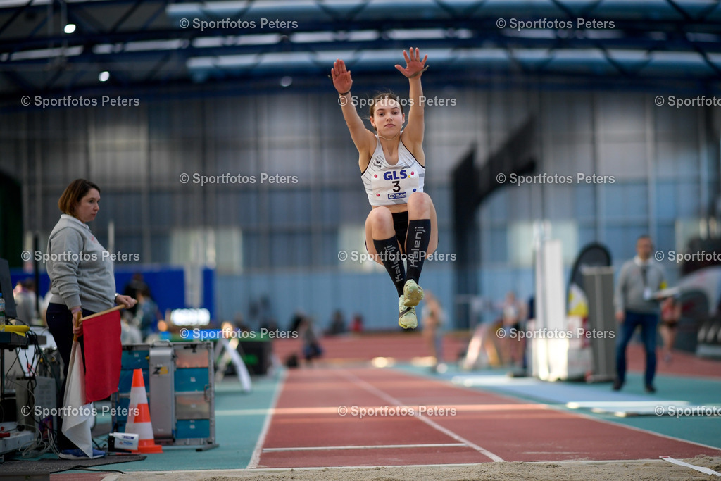 250208_xkaix_DM Mehrkampf_57 | 08.02.2025, xkaix, Leichtathletik 20. Deutsche Meisterschaften, Mehrkampf Halle v.l. Amelie de Beer (SV Leonardo-da-Vinci Nauen) - Realisiert mit Pictrs.com