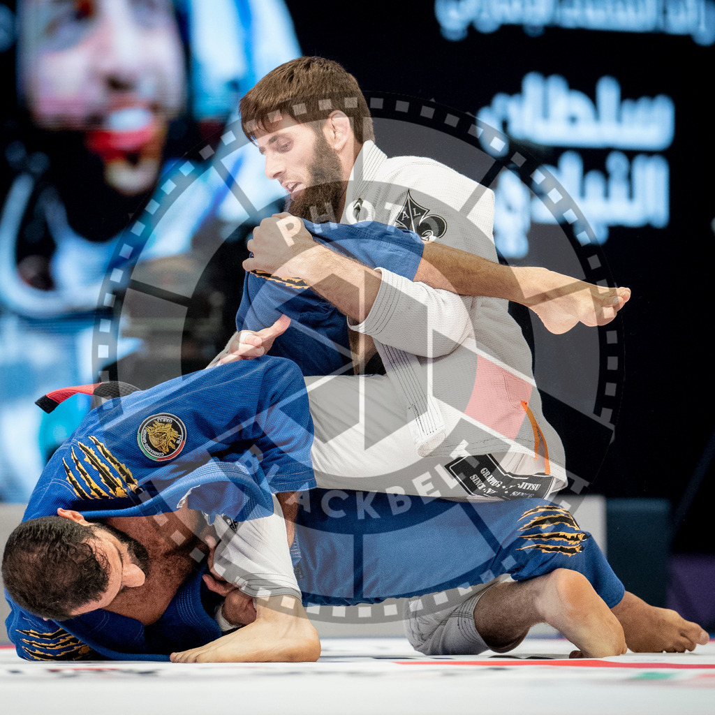 20231107PBB6490 | Fighters compete during the AJP World Master Championship in the Mubadala Arena in Abu Dhabi, Arab United Emirates, on November 7, 2023.
