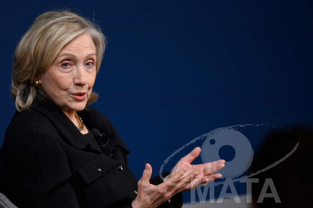 _DWI3021 | Die US-Politikerin Hillary Clinton auf der Veranstaltung Bridging Scholarship and Statecraft im Rahmen der Münchner Sicherheitskonferenz 2026. München, 13.02.2026 Bayern Deutschland  - Realisiert mit Pictrs.com