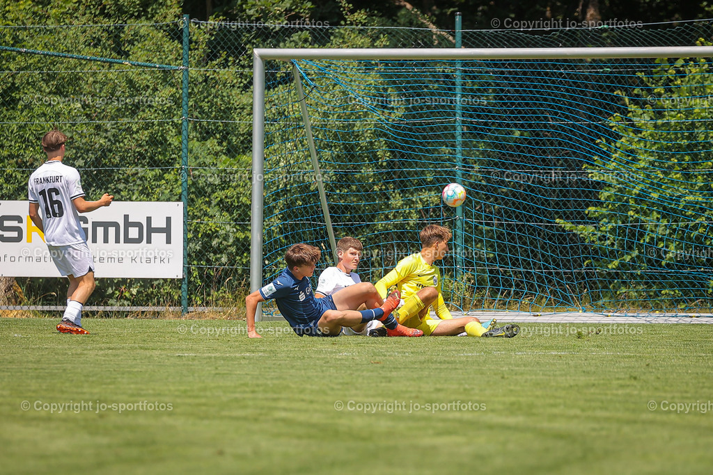 BQ3I5940 | 17.06.2023; Testspiel; Rasenplatz Offdilln; VfL Bochum U17 - Eintracht Frankfurt U17; Ergebnis: 3:1 (1:1)