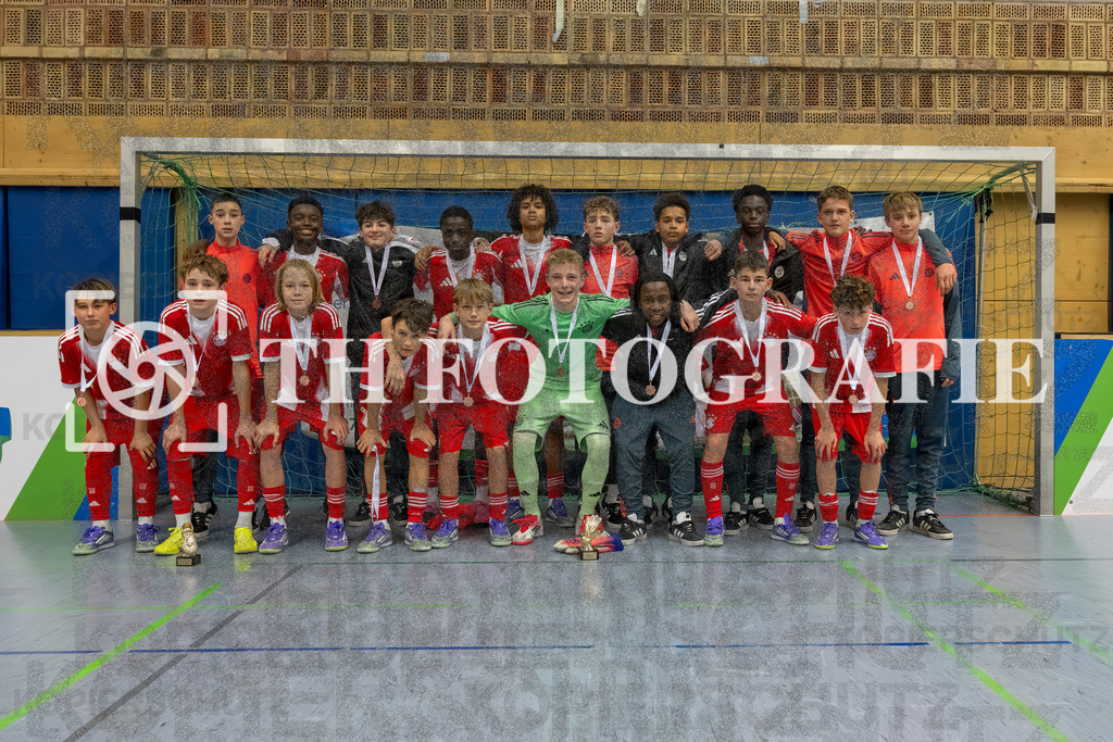 GER, Teamfoto, Fussball, U14 Hallenturnier, PS-Immo-Cup 2026, 18.01.2026 | FC Bayern München