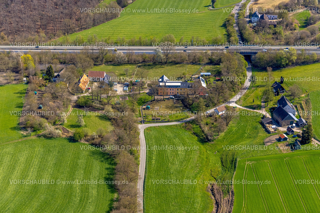 Witten220401274 | Luftbild, Johanna-Ruß-Haus Kinderwohnheim in Westherbede, Witten, Ruhrgebiet, Nordrhein-Westfalen, Deutschland
