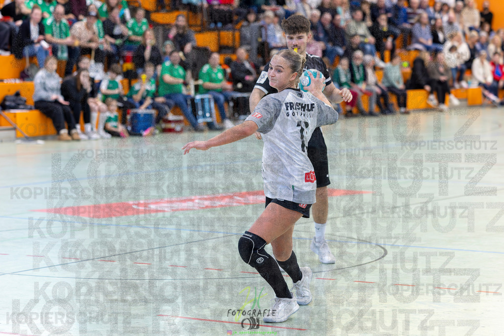 Jugendbundesliga wJA, Pokalrunde, HSG Kleenheim/Langgöns - Frisch Auf Göppingen | Jugendbundesliga wJA, Pokalrunde, HSG Kleenheim/Langgöns - Frisch Auf Göppingen am 28.02.2026 in Oberkleen (Weidig-Halle)Photo © 2026 - Jörg Heinrich - Realisiert mit Pictrs.com