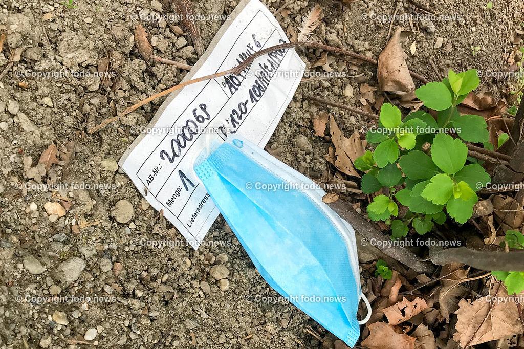 Corona_ 5 Jahre Covid Lockdown_ 15.03.2025-62 | 15.03.2025, Linz, AUT, Corona, 5 Jahre Covid Lockdown, im Bild Stadtansichten, Themenbild, Maske, Strasse, weggeworfen, Schutz, SARS, Virus