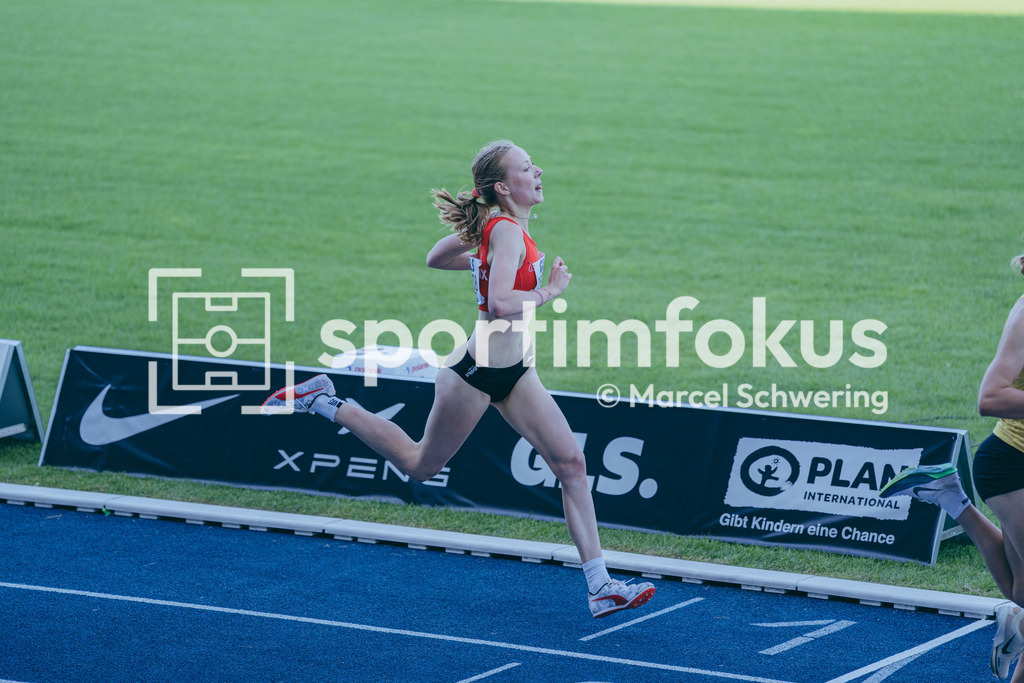 Deutsche Meisterschaften U20 / U16 2026 | Charlotte Gaida, LG Brillux Münster, 1508, 1500-Meter-Lauf, Deutsche Meisterschaften der U20 &amp; U16 2026, Lohrheidestadion Bochum-Wattenscheid, 10.07.2026. Foto: Marcel Schwering / sportimfokus - Realisiert mit Pictrs.com