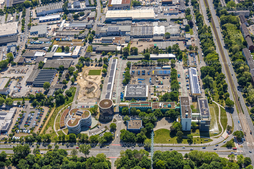 Gelsenkirchen250506254 | Luftbild, Gelsenwasser AG Campus, Wasserversorgungsunternehmen, Erle, Gelsenkirchen, Ruhrgebiet, Nordrhein-Westfalen, Deutschland