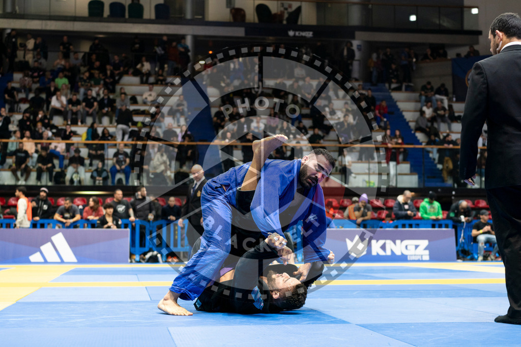 20240123PBB01458 | Fighters compete during the second day of the IBJJF European Championship in Paris, France, on January 23, 2024.