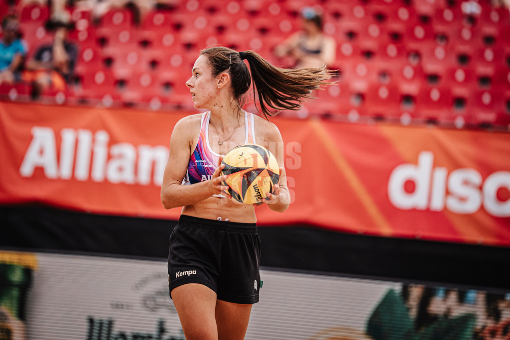 Beachvolleyball | Frauen | Allianz German Beach Tour 2025 | Tourstop München | 03.07.2025 | Caroline Mayr