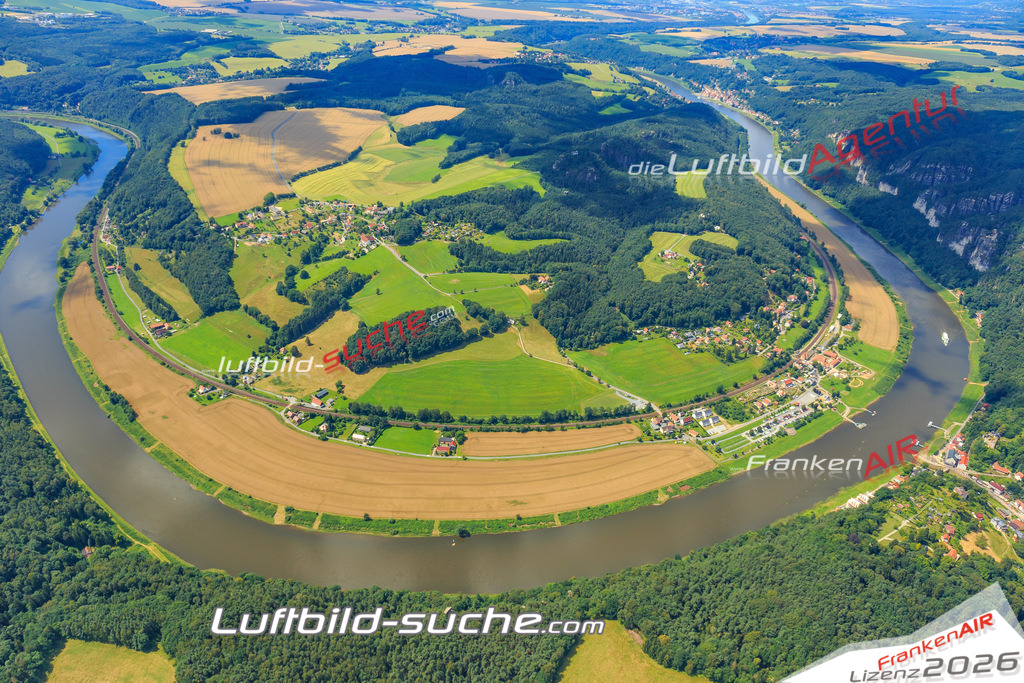 Luftbild von Weissig Struppen - Luftaufnahme wurde 2016 von https://frankenair.de mittels Flugzeug (keine Drohne) erstellt - die Geschenkidee