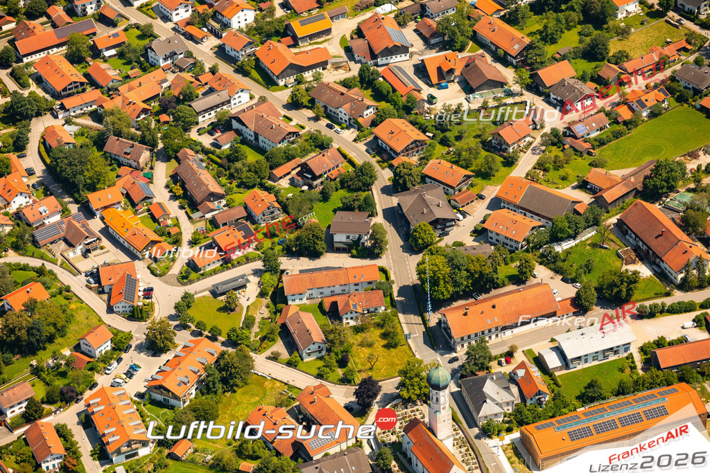 Das Luftbild zeigt :  Münsing - Die Luftaufnahme wurde 2024 vom UL-Flugzeug aus erstellt ( keine Drohne ) - Hochauflösende Luftaufnahme - Für grossformatige Ausdrucke geeignet. Die Geschenkidee !Mit Lizenz und Bildrechte bestellbar