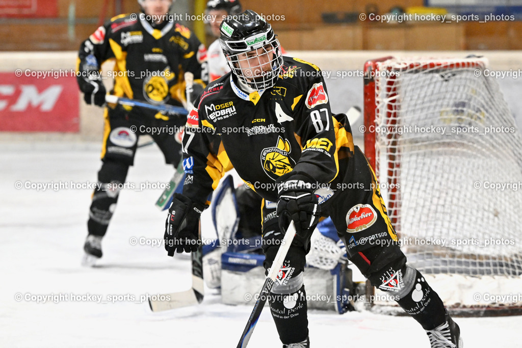 EC MET PHOTOVOLTAIK HORNETS SPITTAL vs. EV ZELTWEG MURTAL LIONS | #87 Urbanek Martin EC Hornets Spittal, EC MET PHOTOVOLTAIK HORNETS SPITTAL vs. EV ZELTWEG MURTAL LIONS, EC MET PHOTOVOLTAIK HORNETS SPITTAL vs. EV ZELTWEG MURTAL LIONS am 08.02.2026 in Spittal an der Drau (Eissportzentrum Spittal), Austria, (Photo by Bernd Stefan)
