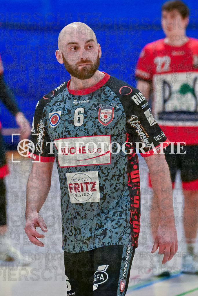 GER, SG Maulburg/Steinen - TuS Ringsheim, Handball, Landesliga Suedbaden, 22. Spieltag, Saison 2024/2025, 23.03.2025 | Fabian Reiner (TuS Ringsheim, #6)GER, SG Maulburg/Steinen - TuS Ringsheim, Handball, Landesliga Suedbaden, 22. Spieltag, Saison 2024/2025, 23.03.2025Foto: TH Fotografie/Thomas Hess