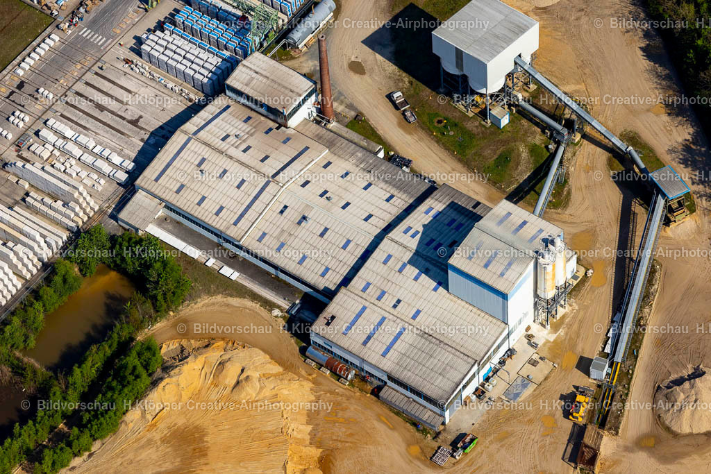 Luftbilder Wankum-0966 | Luftbildfotografie Werksgelände der Kalksandsteinwerke "Kalksandsteinwerk Wankum GmbH & Co. KG in Wankum" im Bundesland Nordrhein-Westfalen, Deutschland - Realisiert mit Pictrs.com