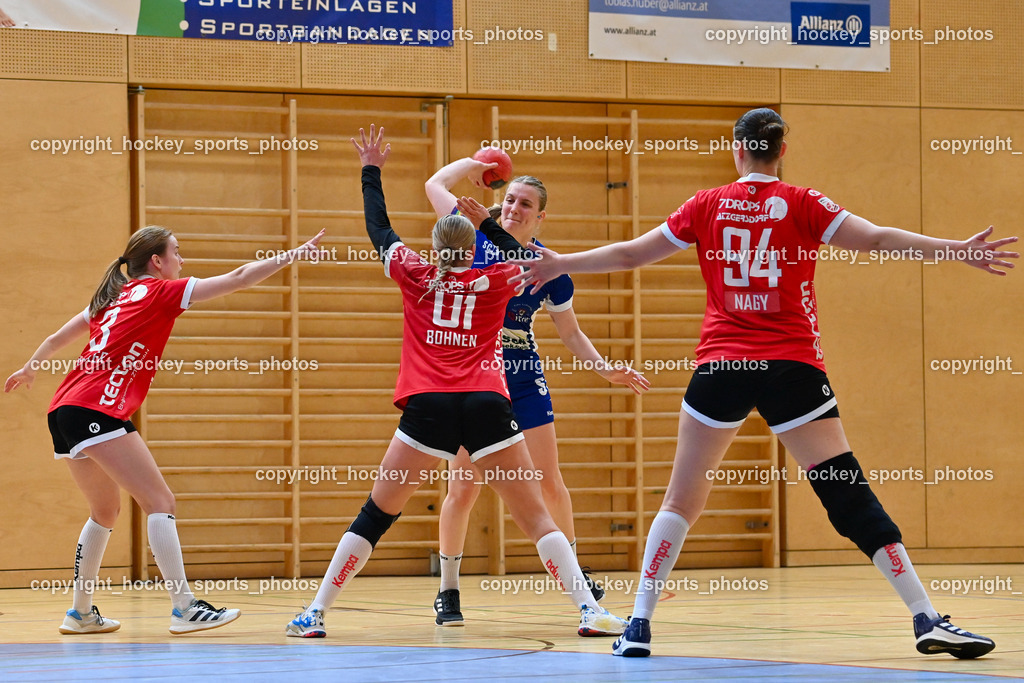 SC Ferlach Damen vs. WAT Atzgersdorf 18.5.2023 | #3 STEYRER Mirijam, #81 BOHNEN Alina, #10 Fister Petra, #94 NAGY Krisztina