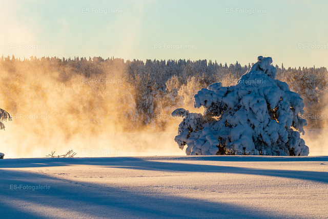 Magischer Wintermorgen — Arjeplog