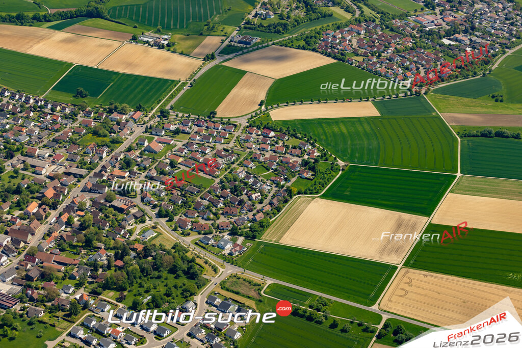 Geschenkidee Uttenhofen bei Rosengarten -Die Luftbildaufnahme wurde 2025 vom UL-Flugzeug heraus erstellt ( keine Drohne ) - Hochauflösende Luftaufnahme -Nicht vergleichbar mit Google Maps oder Satelittenbilder- Die Geschenkidee !Mit Lizenz und Bildrechte bestellbar