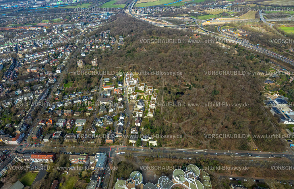Duisburg240303948 | Luftbild, Wohnquartier Wilhelmshöhe, Wohngebiet Neubau am Waldrand,   Duissern, Duisburg, Ruhrgebiet, Nordrhein-Westfalen, Deutschland, Duisburg-S