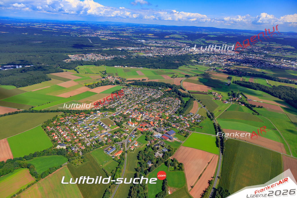 Die Luftaufnahme Neuenkirchen -  wurde 2017 mittels Flugzeug (keine Drohne) erstellt. Perfekte Schärfe und Druck- Auflösung- Garantiert!
