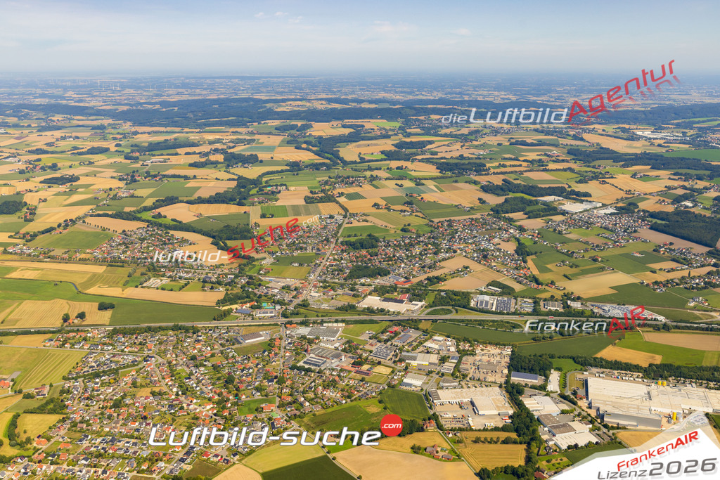 Schrägluftbild  Bruchmühlen  Rödinghausen - Das Luftbild wurde 2025 vom UL-Flugzeug heraus erstellt (ohne Drohne- keine Drohnenaufnahme ) - Hochauflösende Luftaufnahme -Nicht vergleichbar mit Google Maps oder Satelittenbilder- Die Geschenkidee !Mit Lizenz und Bildrechte bestellbar
