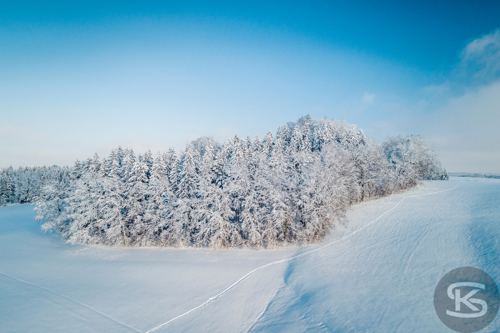 Wunderschöne Allgäu-Winterlandschaft aus der Luft – Hügel, Wälder und Alpenpanorama | Wunderschöne Allgäu-Winterlandschaft aus der Luft mit sanften Hügeln, verschneiten Wäldern und beeindruckendem Ausblick – ruhige, klare Winteridylle in einzigartiger Vogelperspektive. - Realisiert mit Pictrs.com