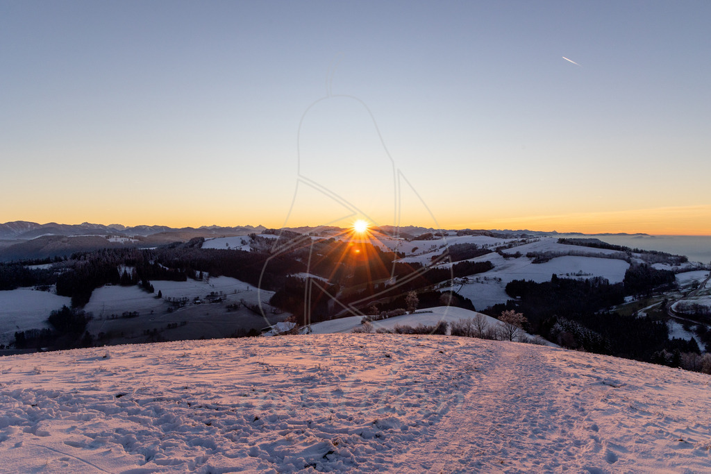 Winter am Hochkogelberg Sonnenuntergang | Ihre Fotografin im Lungau, ihre Fotografin im Mostviertel, Wandbilder Onlineshop, Imagefotos für Ihr Unternehmen,  - Realisiert mit Pictrs.com