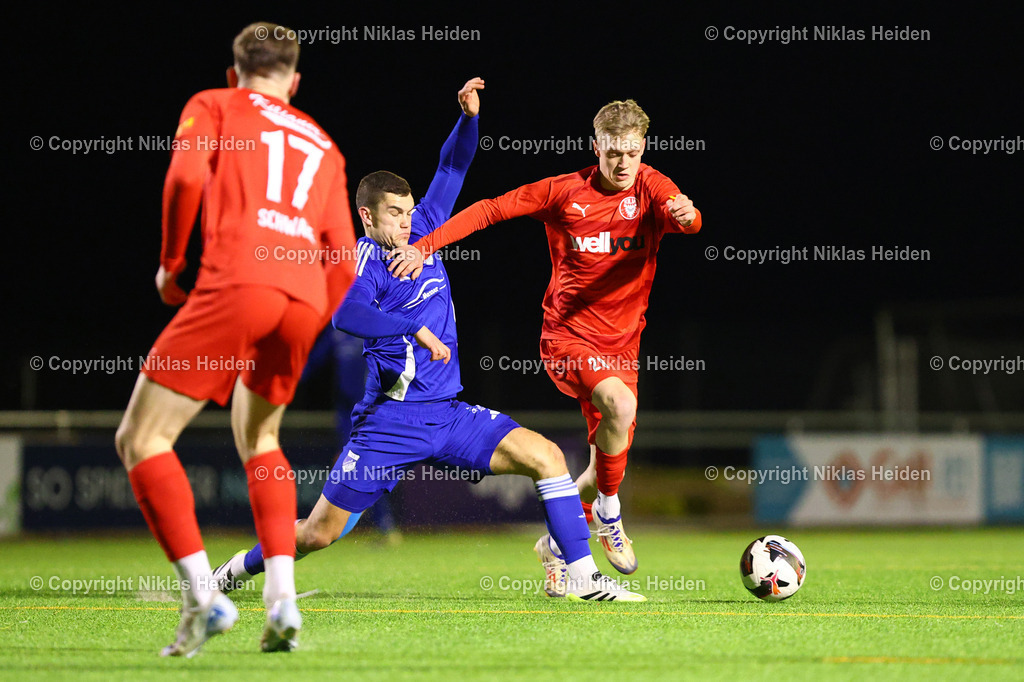 NH_FCKiliaKiel_TuSRotenhof_FlensOberliga_18032026 | #29 Lucas Groß (FC Kilia Kiel), #16 Jan Pioch (TuS Rotenhof)Fußball I Herren I Flens Oberliga I Saison 2025-2026 I 18. Spieltag I FC Kilia Kiel - TuS Rotenhof I 18.03.2026 I Kilia Stadion
