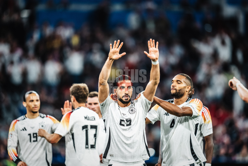 Fußball | Herren | UEFA-Fußball-Europameisterschaft 2024 | MD1 | Gruppe A | Deutschland vs. Schottland | 14.06.2024 | Emre Can (#25, Deutschland) jubelt nach seinem Tor zum 5:1