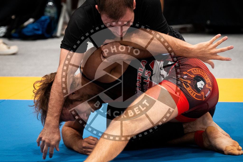 20250906PBB0048 | Fighters compete during the ADCC European Trials  competition in Warsaw, Poland, on September 6, 2025.