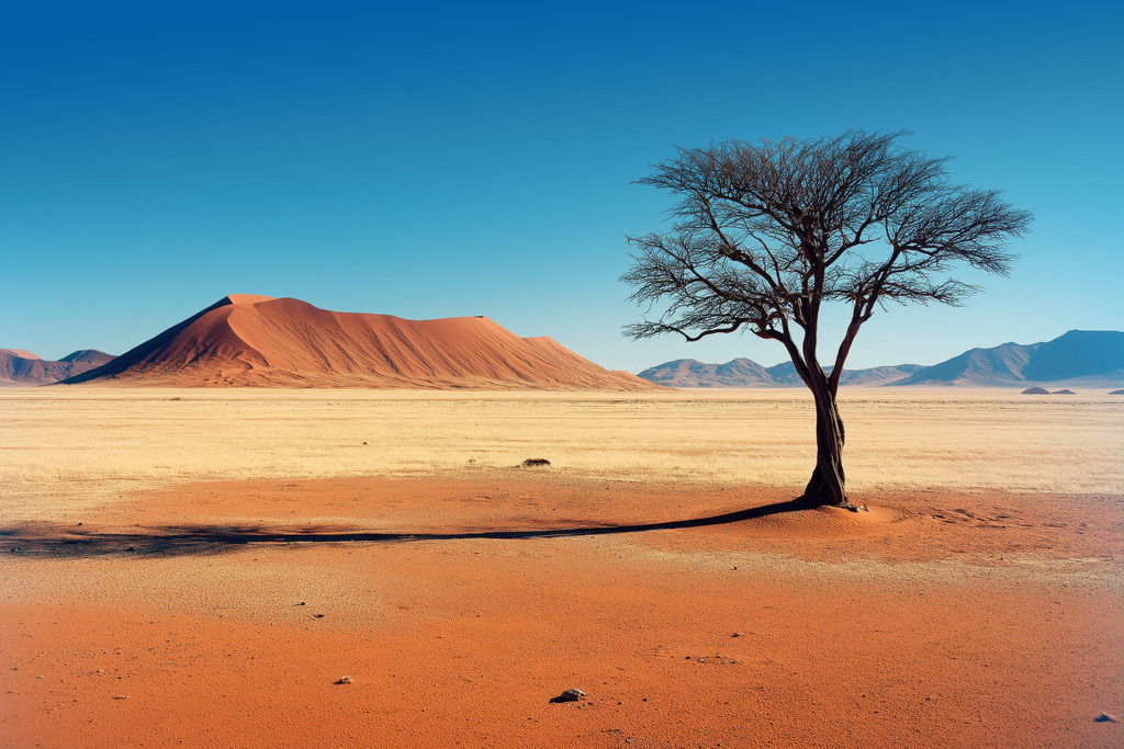 2501035 Namibische Wüste | Wüste in Namibia im Stil einer Fotografie.