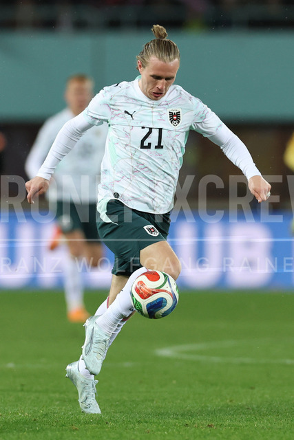 Austria vs Ghana – International Football Match    | VIENNA, AUSTRIA, 27.MAR.26 - SOCCER - OEFB international test match, Austria vs Ghana. The image shows Patrick Wimmer (AUT).