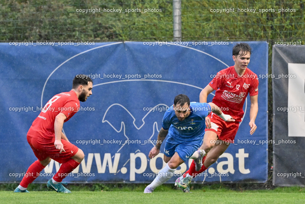 SAK vs. KAC 1909 | #8 Emil Mujakovic KAC, #10 Yosifov Svetlozar Angelov SAK, #12 Noa Mosser KAC, SAK vs. KAC 1909, SAK vs. KAC 1909 am 17.04.2025 in Klagenfurt (Sportpark Welzenegg), Austria, (Photo by Bernd Stefan)