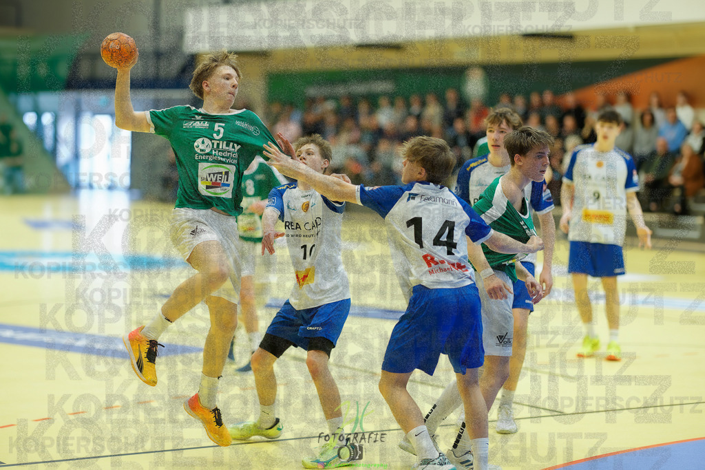 mJC-Regionalliga, Halbfinale Hessenmeisterschaft; HSG Dutenhofen/Münchholzhausen - TSV Pfungstadt | mJC-Regionalliga, Halbfinale Hessenmeisterschaft; HSG Dutenhofen/Münchholzhausen - TSV Pfungstadt am 15.03.2025 in Münchholzhausen (Sporthalle Münchholzhausen)Photo © 2025 - Jörg Heinrich - Realisiert mit Pictrs.com