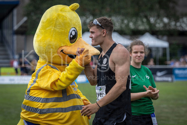 Multisport Event; Ratingen, 28.06.2026 | RATINGEN, GERMANY - JUNE 28, 2026 : Marcel Meyer (GER / Germany) at the medal ceremony during the Multisport Event at Stadion Ratingen on June 28, 2026 in Ratingen, Germany.