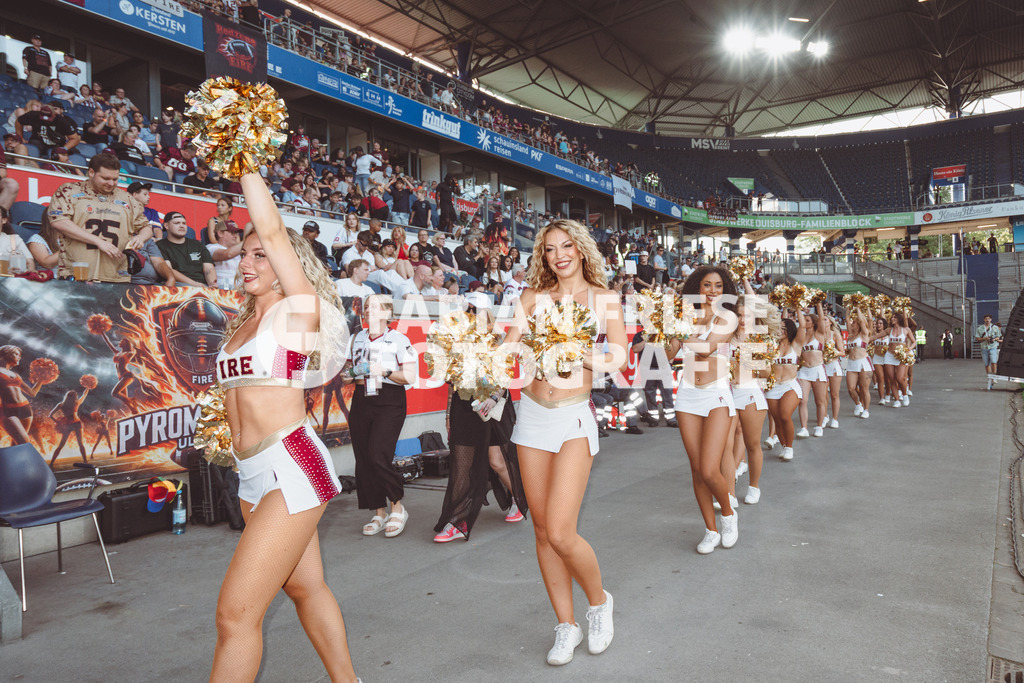 GER Rhein Fire vs. Alpine Rams, American Football, AFLE, Saison 2026, 01.08.2026 | GER Rhein Fire vs. Alpine Rams, American Football, AFLE, Saison 2026, 01.08.2026Foto: Eibner-Pressefoto/Fabian Friese - Realisiert mit Pictrs.com