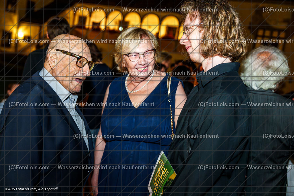 _ALP3404_Eroeffnungskonzert_Empfang | XLI. CHOPIN-Festival - Prälatensaal, Fr 15. Aug. 2025, nach dem Eröffnungskonzert mit den KünstlerInnen des Festivals, Ehrengästen und Chopin-Team.